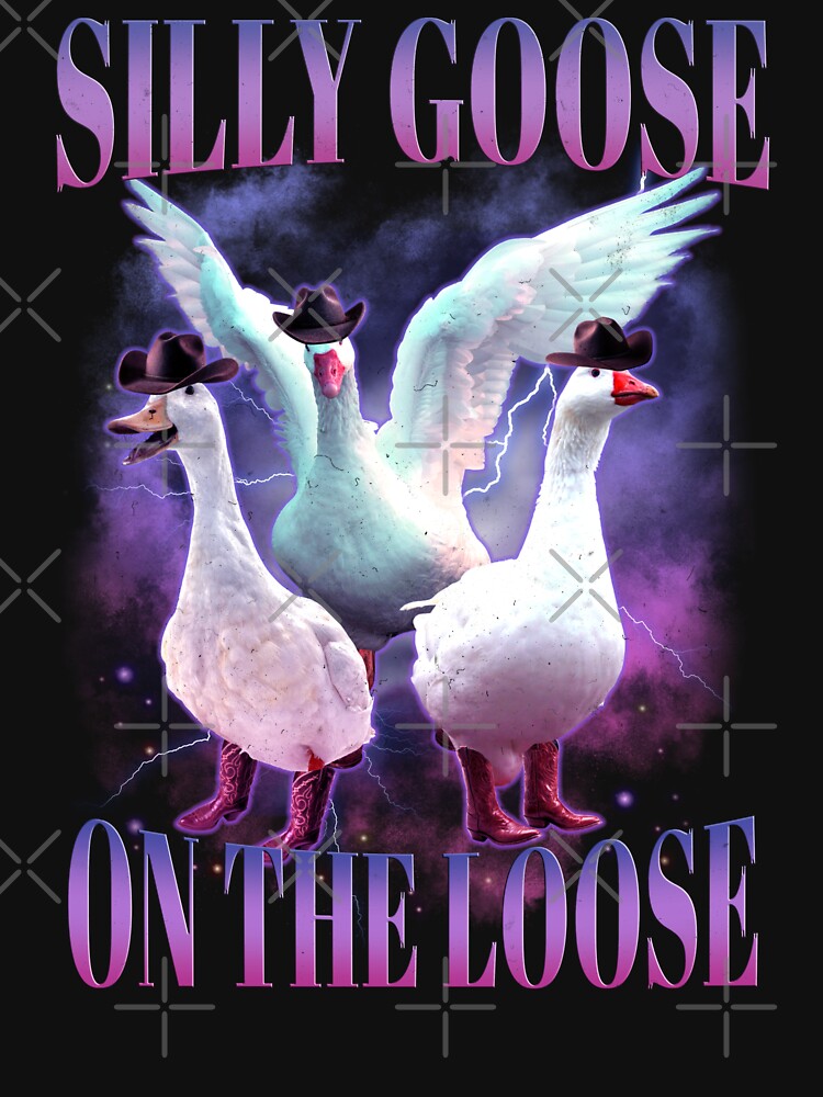 Silly Goose On The Loose Funny Goose Meme by BelkaMd