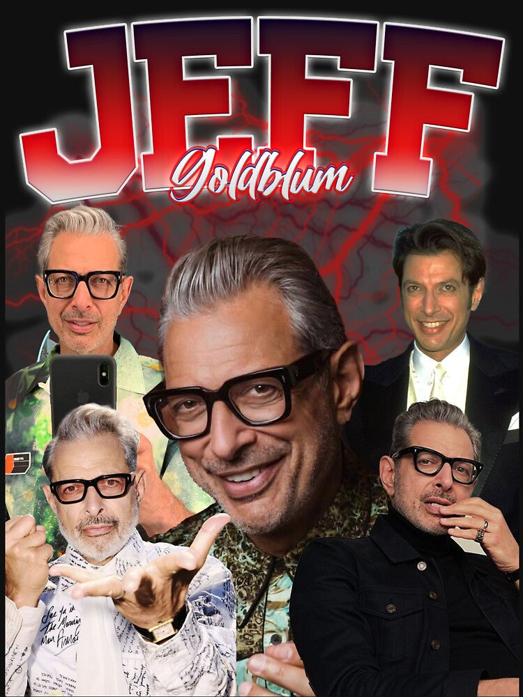 Jeff Goldblum Retro Style by deluluhaze Unisex