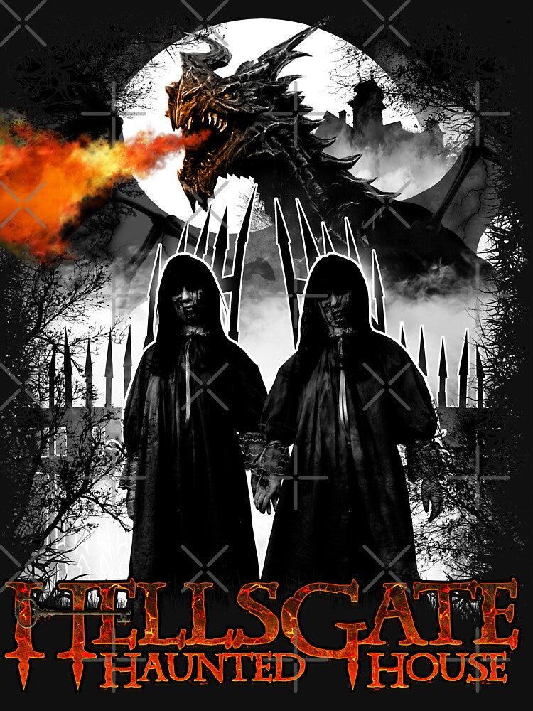 HellsGate Haunted House: Twins with Dragon by TheZombieArmy