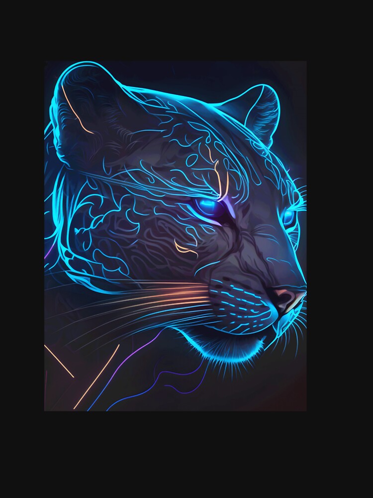 Cool Neon Panther Premium Scoop 1 by MarinaCol5 Unisex