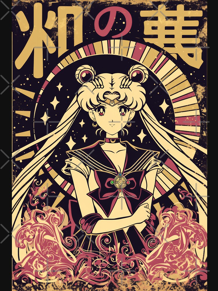 Sailor Moon Vintage Poster by AnimeArsenalPrints Unisex