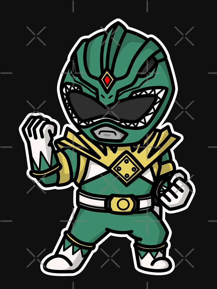 DragonRanger Kyouryuu Sentai Zyuranger Chibi Style Kawaii by mattzwug-draws Unisex