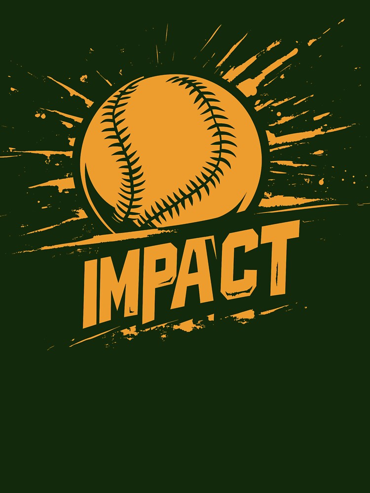 Baseball "Impact" tee by Zen Lael