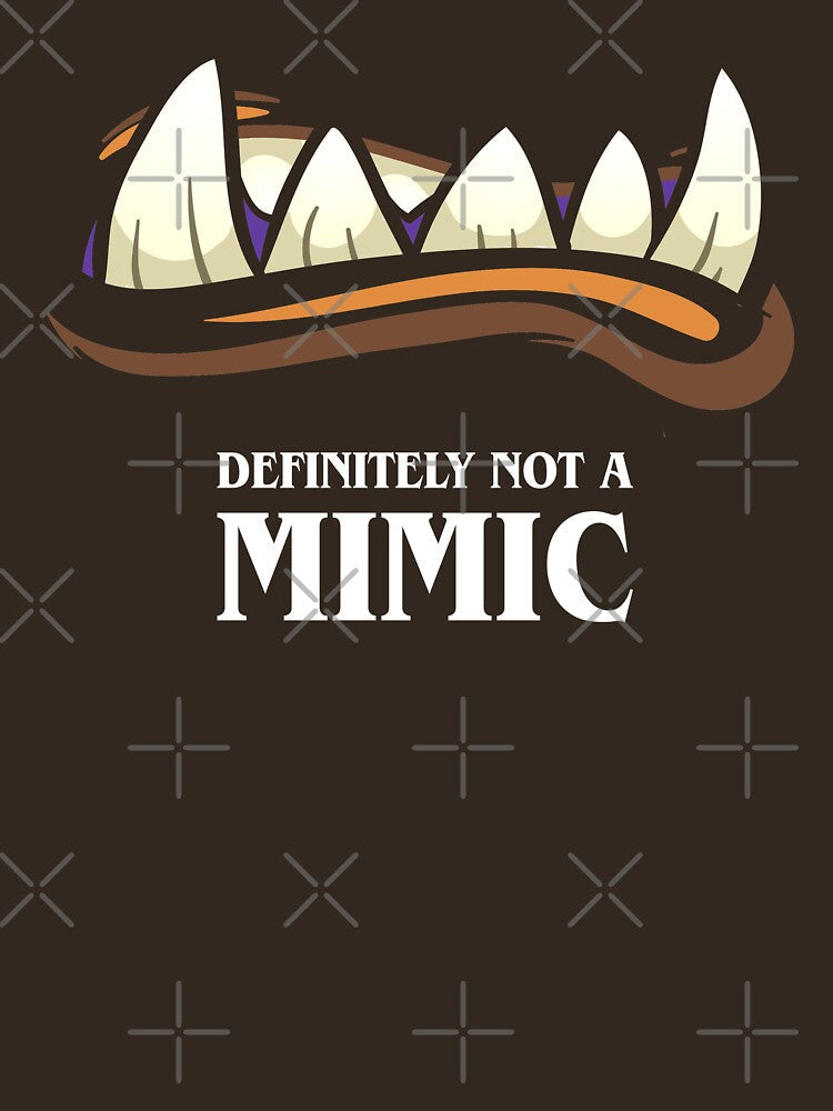 Definitely Not A Mimic Tabletop RPG Gaming by pixeptional Unisex