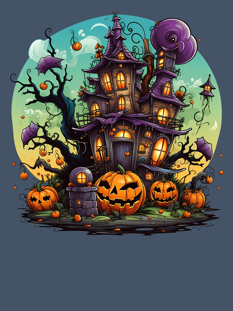 Halloween Haunted House by LarkspurAndTea