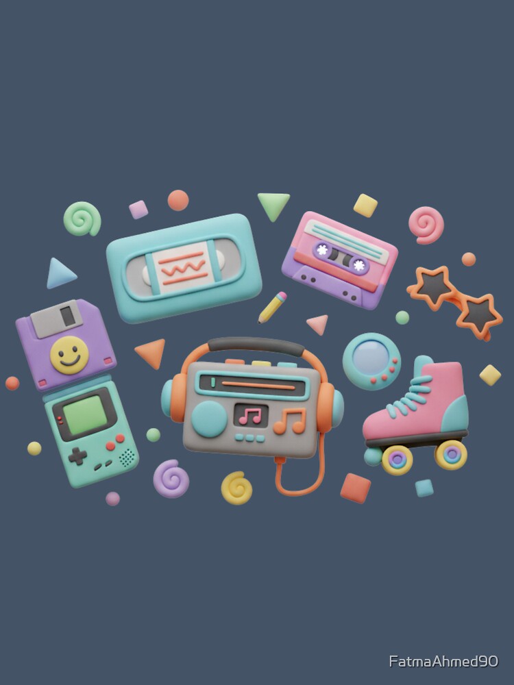 Retro Cassette Player Vibes by FatmaAhmed90