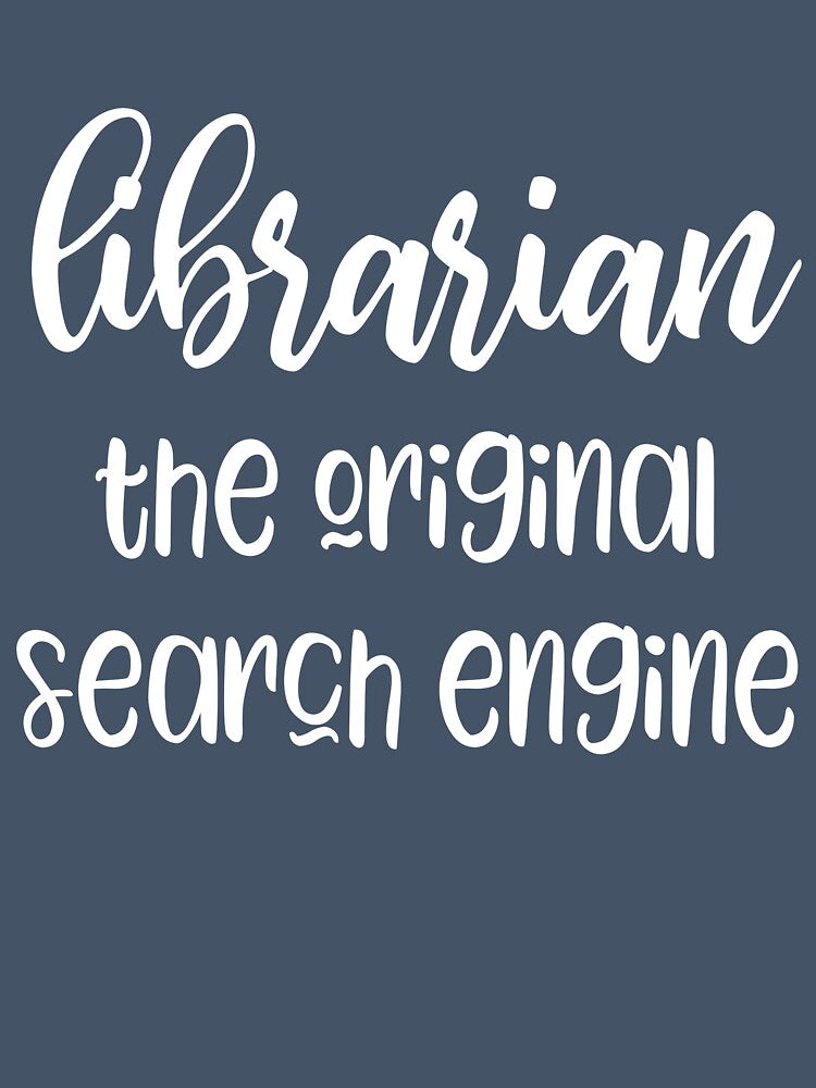Funny Librarian Slogan by kapotka