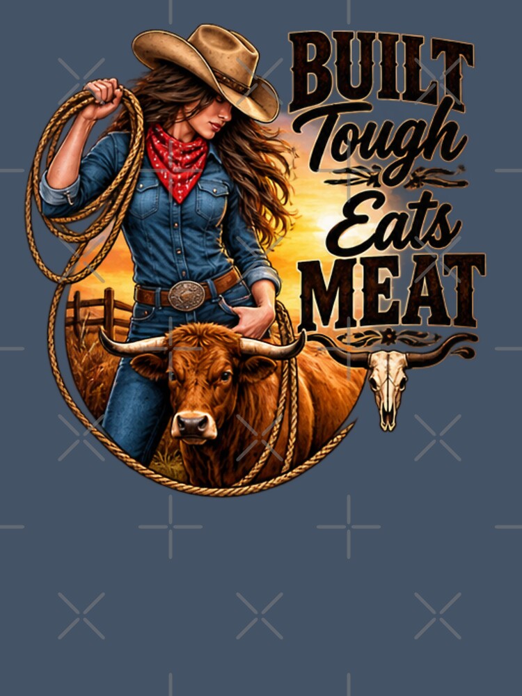 BUILT TOUGH Eats Meat by CarnivoreGifts