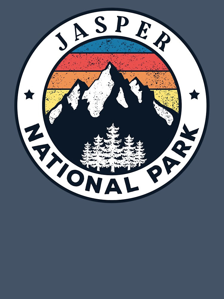 Jasper National Park-Vintage by Road-tees