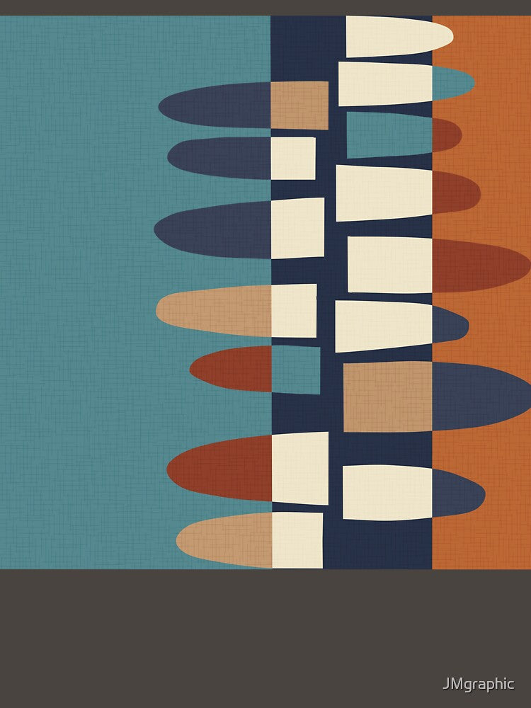 MCM abstract shapes by JMgraphic Unisex