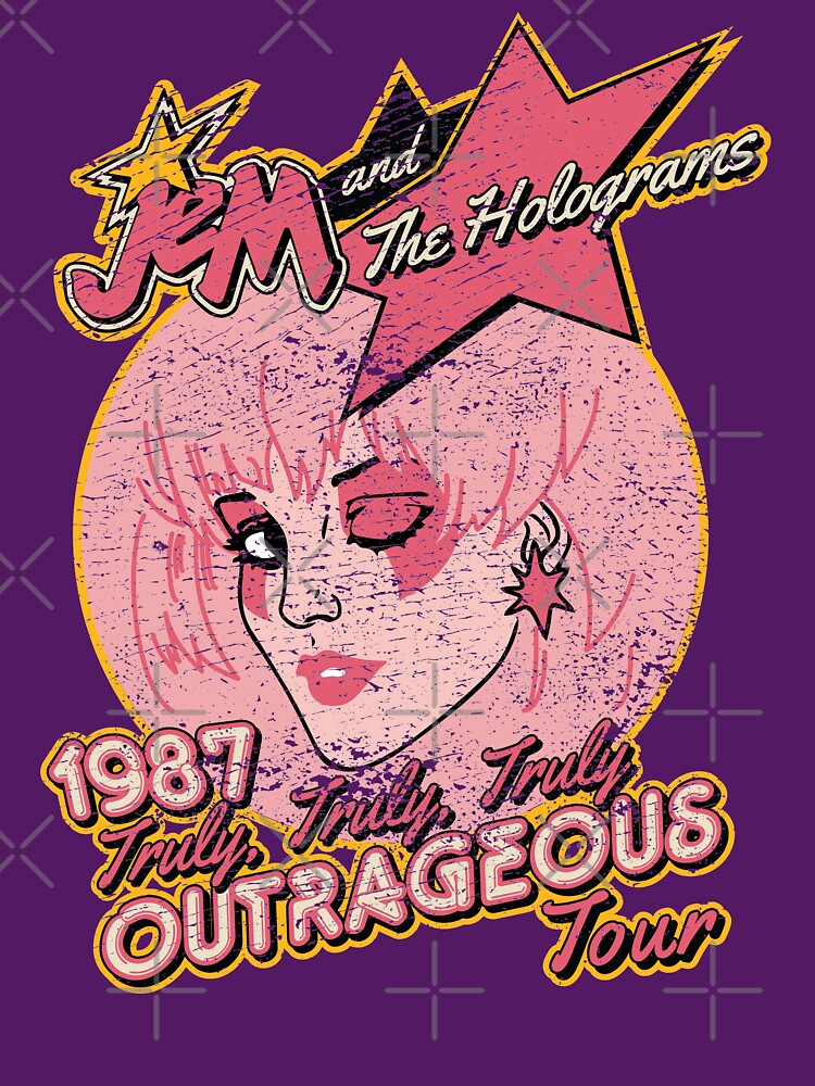 Jem and The Holograms Tour- Distressed by Nazonian Unisex