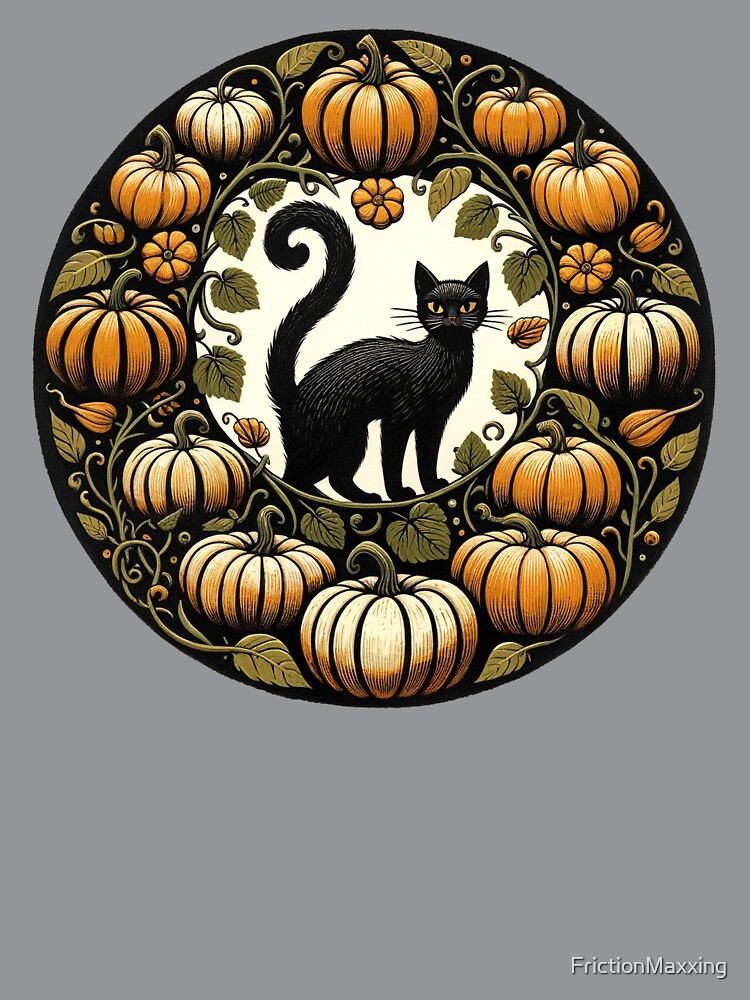 Black Cat Halloween by FrictionMaxxing