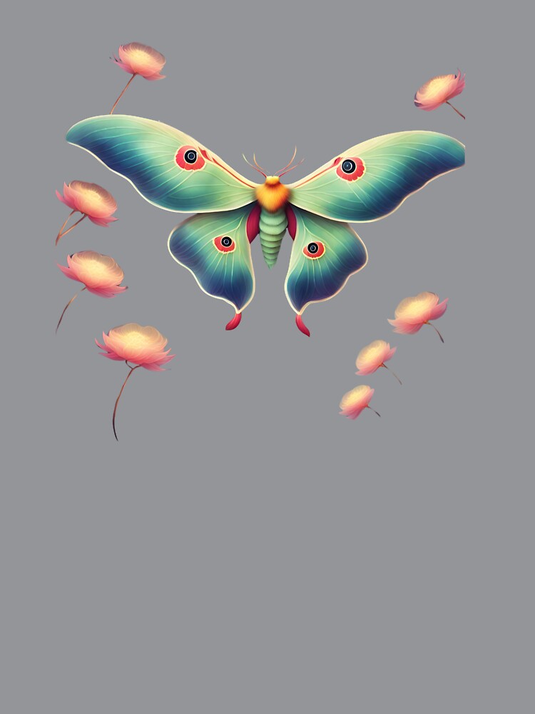 Chinese moon moth by MollyPetDesigns
