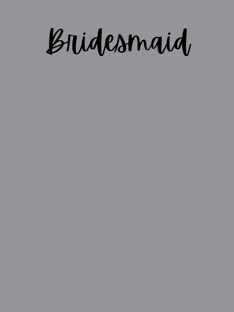 Bridesmaid Script by joysandone