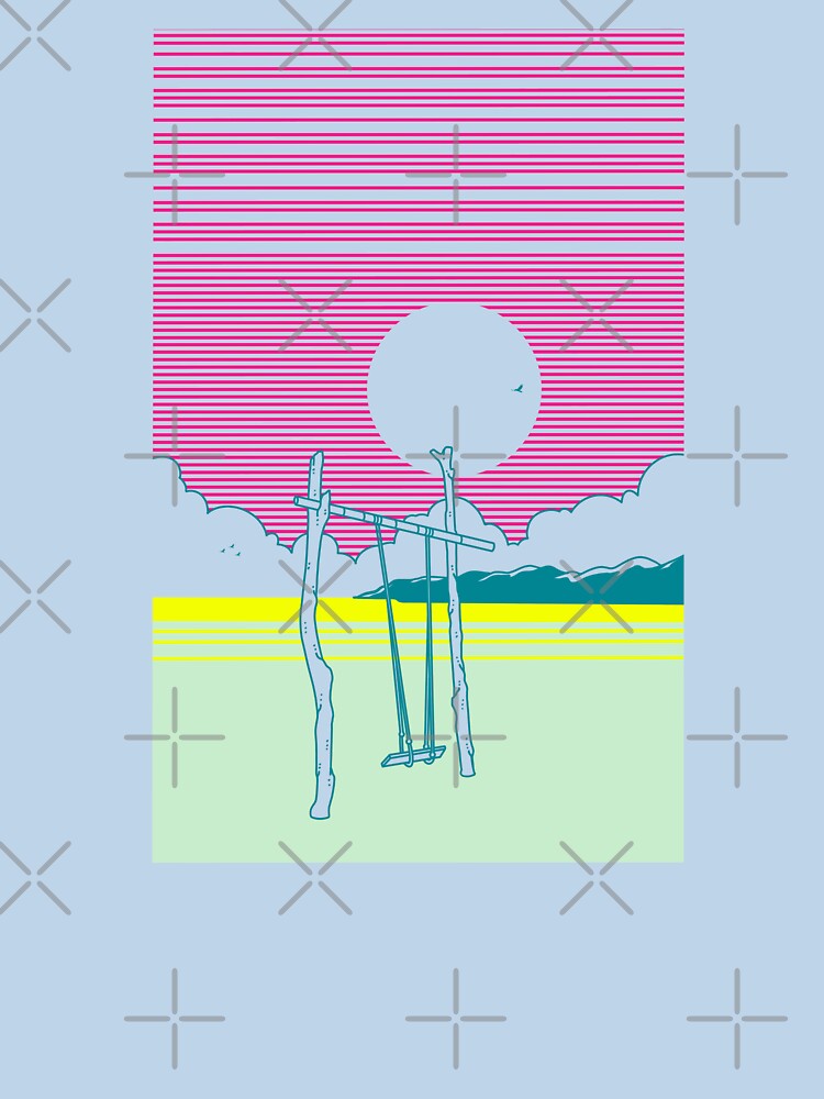 Last Swing Before Sunset by Artthree Unisex