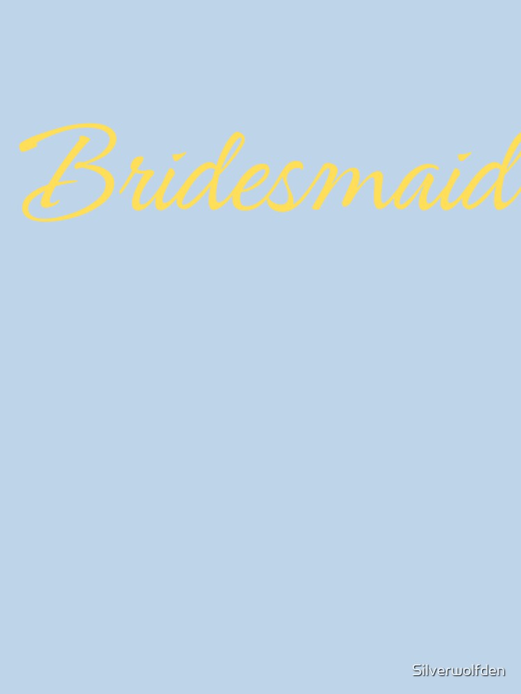 Bridesmaid by Silverwolfden