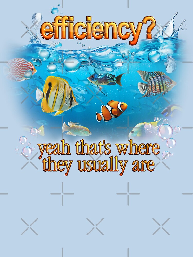 Efficiency Fish in Sea Pun by snazzyseagull