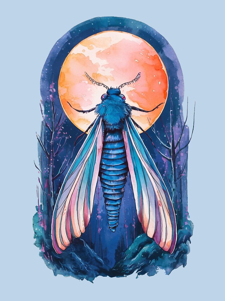 Blue Moon Moth by Tajdi