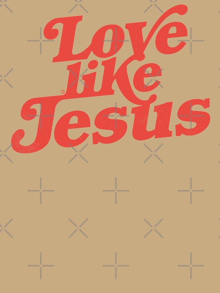 Love like Jesus / Quote / Red by Yuzik Unisex