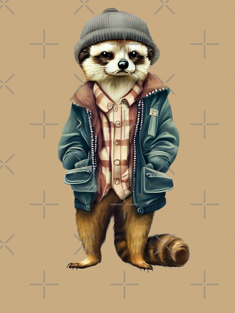 Hipster Racoon V31 by HipsterAnimals