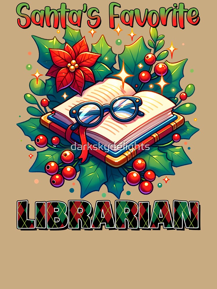 Santa's Favorite Librarian Christmas by darkskydelights