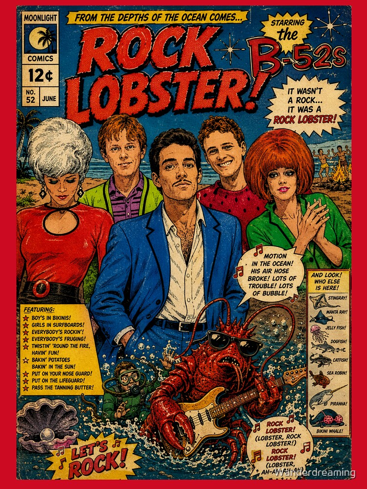 Rock Lobster B-52s comic by Wanderdreaming Unisex