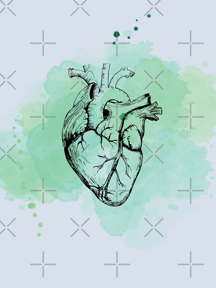 Soft Color Heart Design by ARTCLAYSTO Unisex