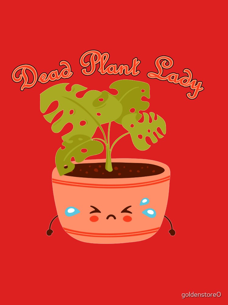 Dead Plant Lady Sticker/Funny Plant Lady Sticker for Waterbottle/Funny Quote Sticker/Funny Sticker for Friends/Crazy Plant Lady Friend Gift by goldenstore0