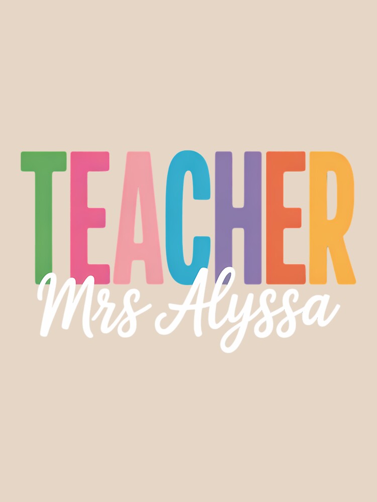 Custom Teacher Personalized School Team by IdunayaStore Unisex