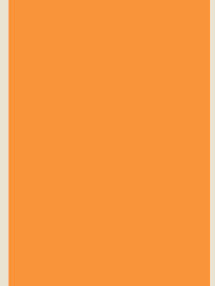 Orange Plain Color by ZestyFruit Unisex