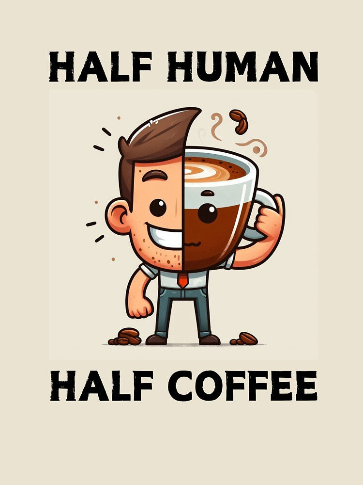 Half human half coffee by NanaCrafted Unisex