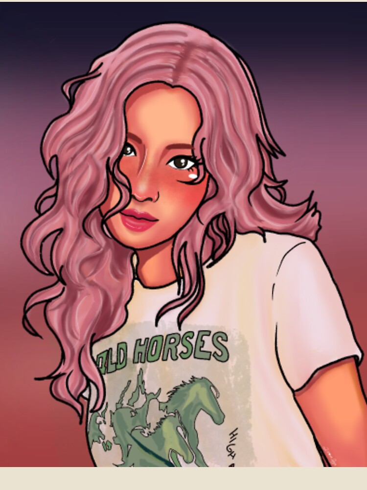 Wavy Pink Hair Female Idol by fonuahuraga Unisex