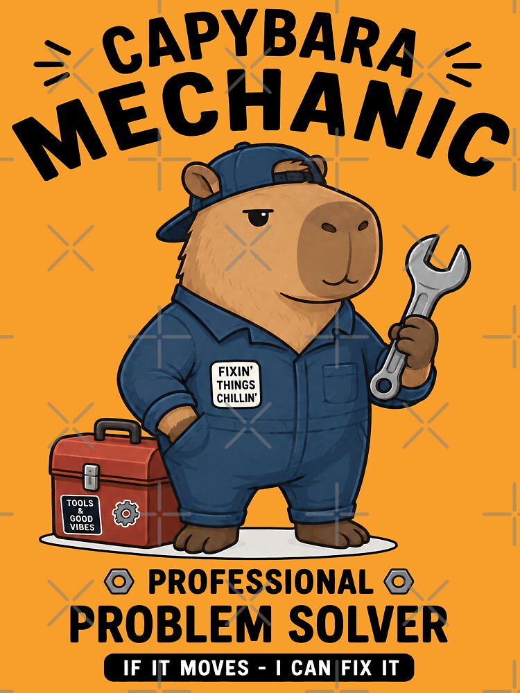 Capybara Mechanic Professional Problem Solver by DariusZD