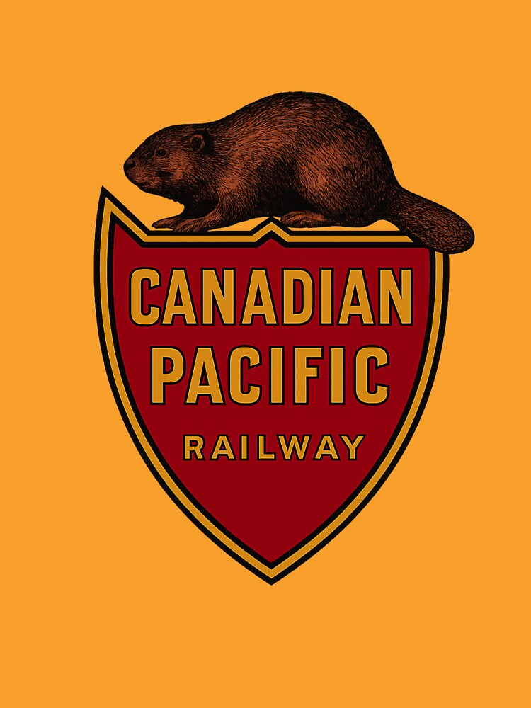 Vintage Beaver Crest by Analog Aura