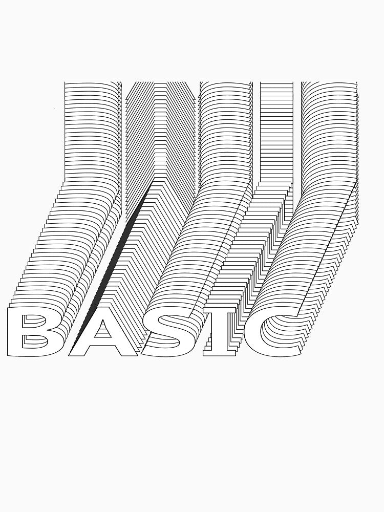 Basic word by zupperman Unisex