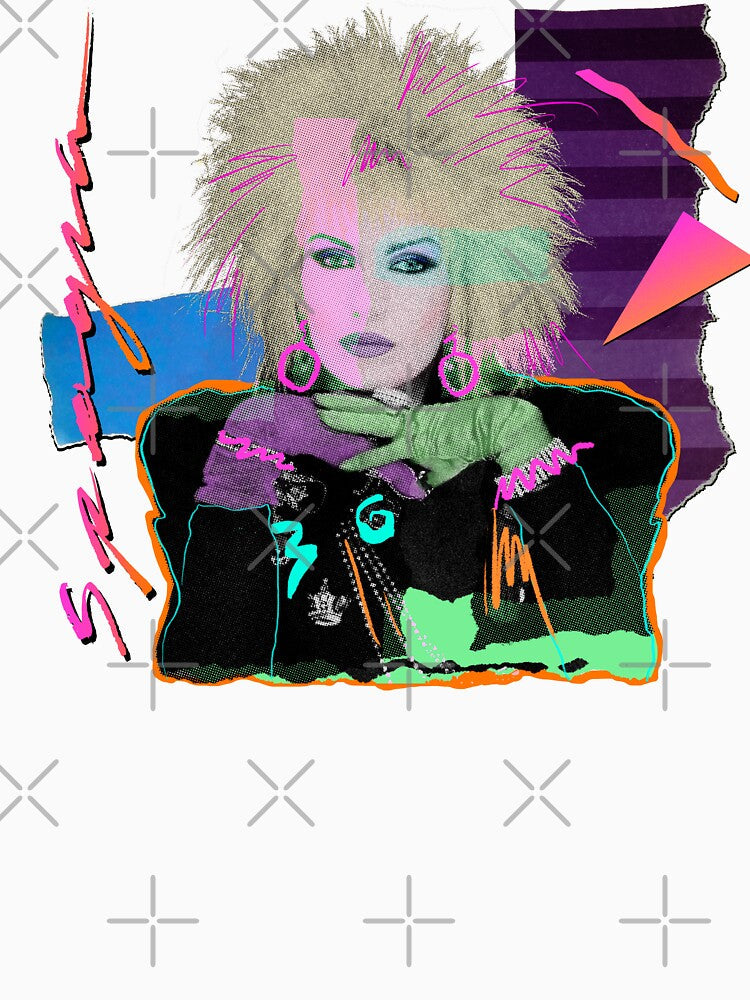 IVANA 80S STYLE COLORS PURPLE BACKGROUND by DISCODISCOMX by DiscoDiscoMx Unisex