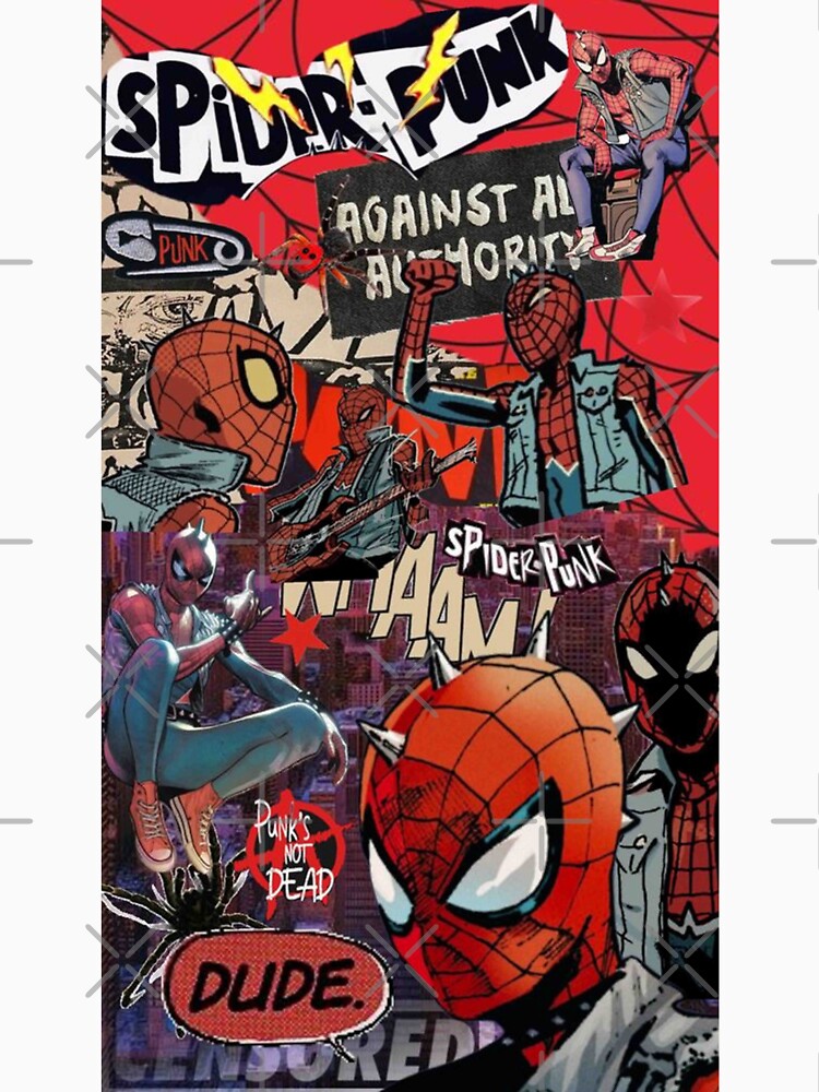 Spider-Punk Collage by MurielBoehm Unisex