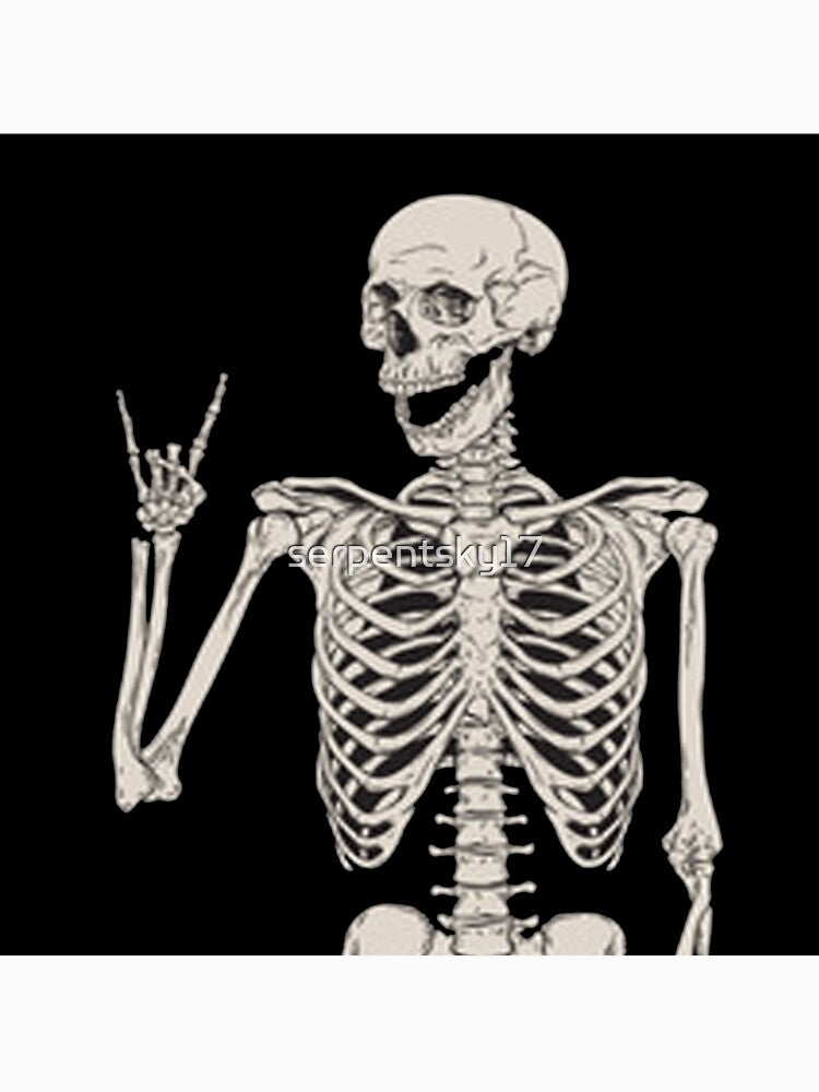 Punk Rock Skeleton by SerpentSkyArts Unisex