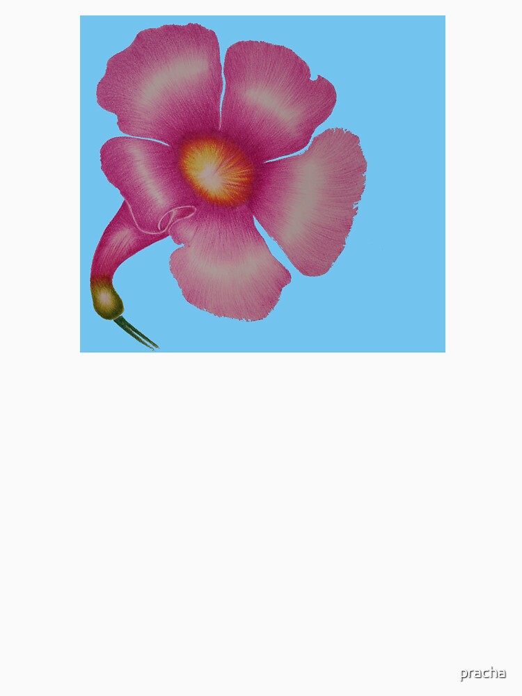 Pink flower 1 by pracha Unisex