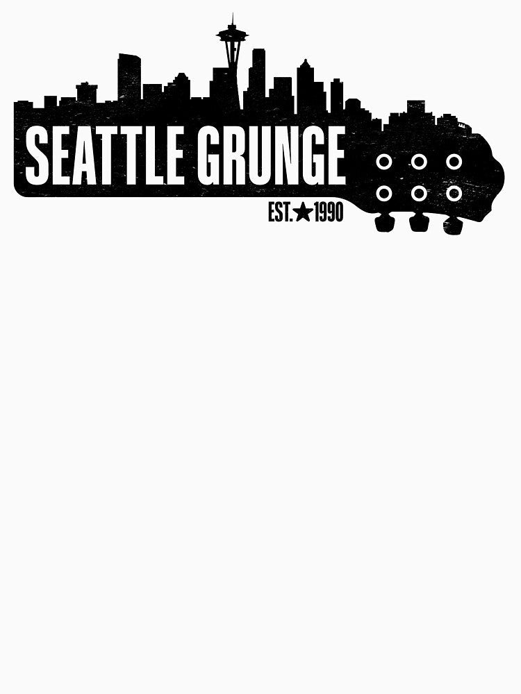 Seattle Grunge Music by hadleyfoo Unisex