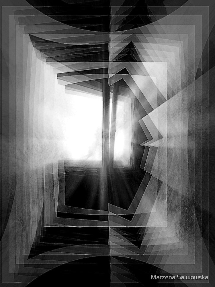 A Tilted Window B&W by Marzena Salwowska Unisex