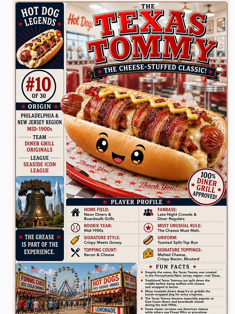 Hotdog Heros Texas Tommy by 1mooreroy Unisex