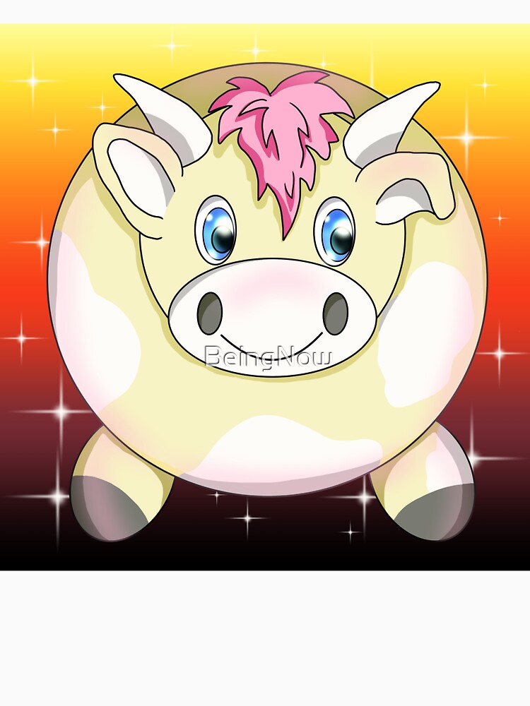 sunset kawaii cow by BeingNow Unisex