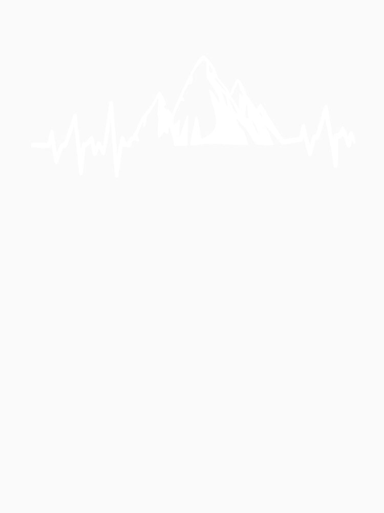 Mountain range pulse t shirt by VogueVaultStore Unisex