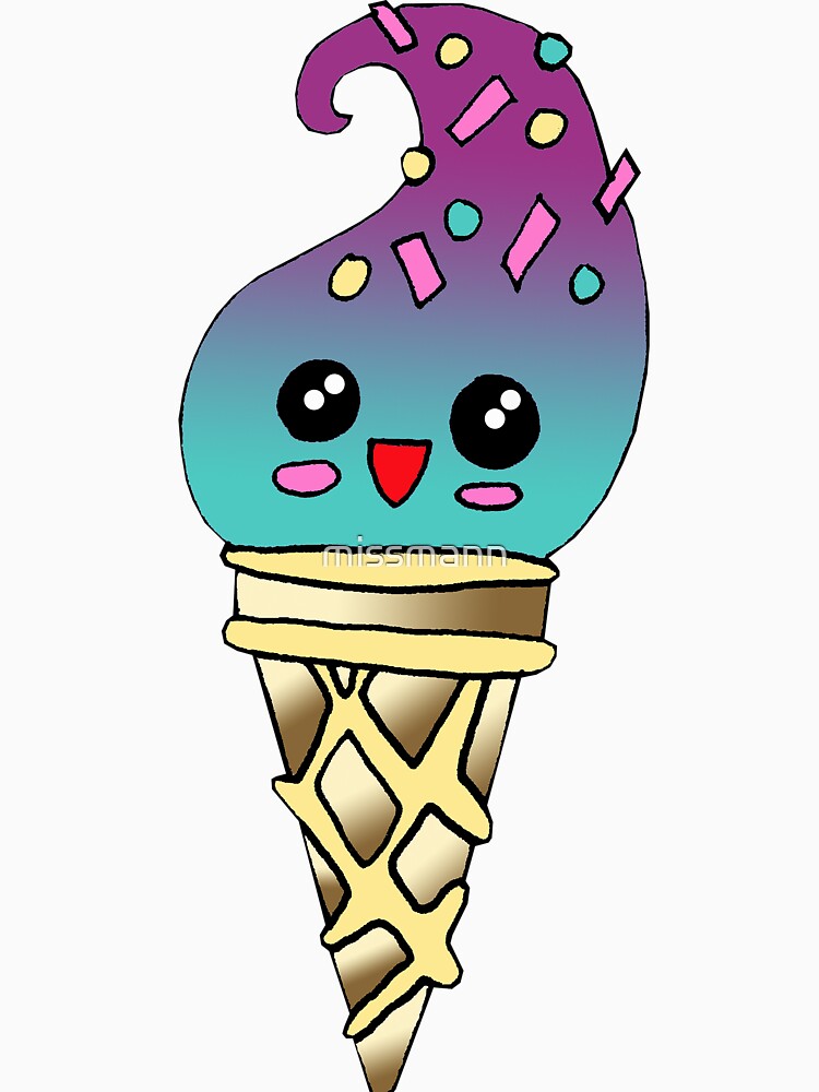 Cotton Candy Ice Cream by missmann Unisex
