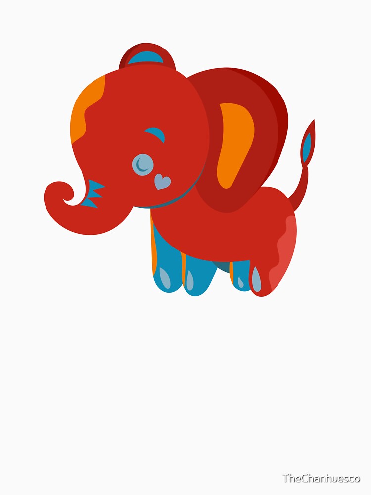 bright elephant calf by TheChanhuesco Unisex