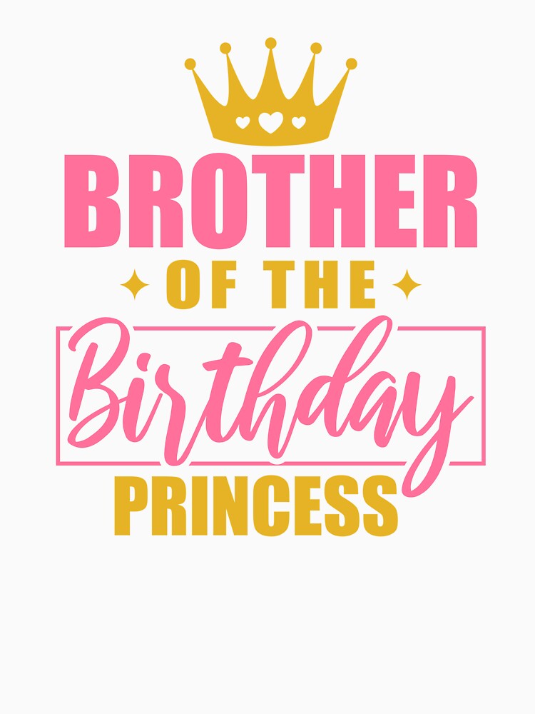 Aunt Of The Birthday Princess Crown by Sticky Canvas