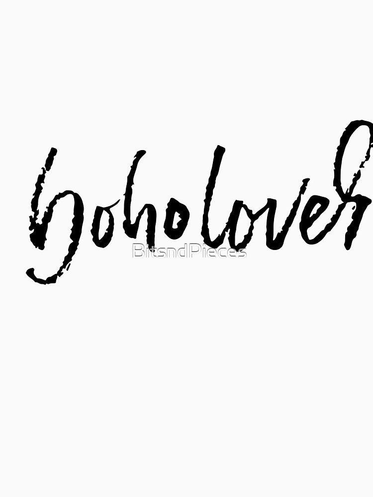 Boho Lover Calligraphy by BitsndPieces Unisex