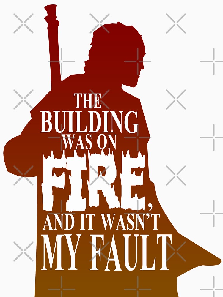 The Building was on Fire by DoctorBadguy Unisex
