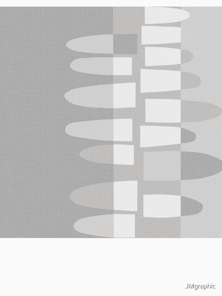 MCM abstract - light gray by JMgraphic Unisex